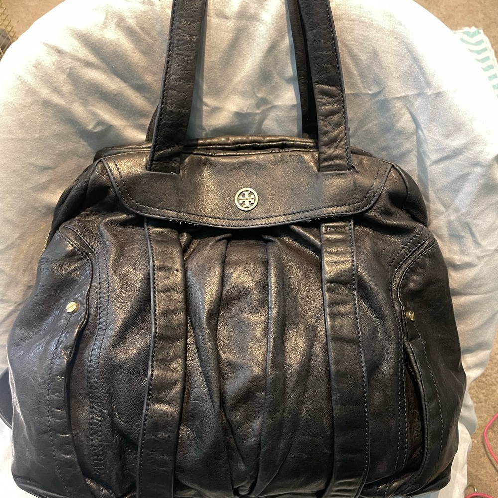 Tory Burch Leather Satchel Crossbody